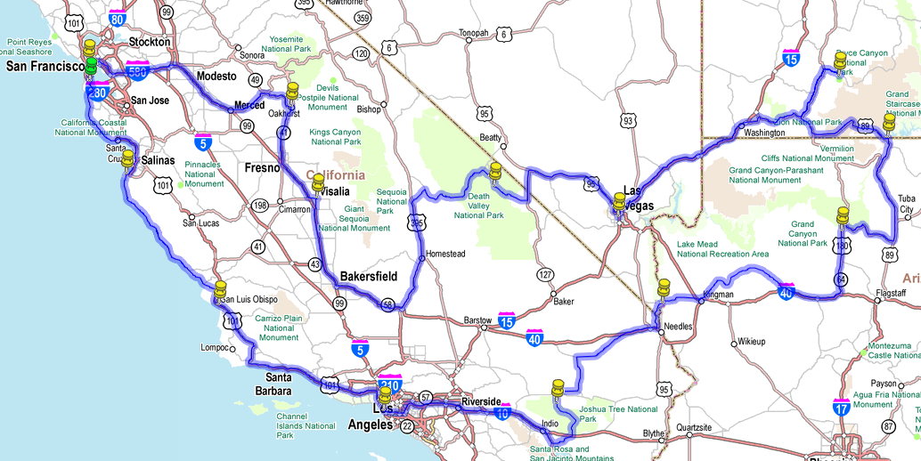Aaa California Map Printable Maps vrogue.co